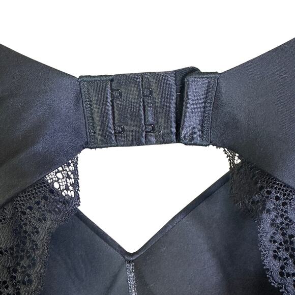 Maidenform Your Lift Wireless Bra Womens 36D Black Lace Trim Padded - Picture 8 of 9